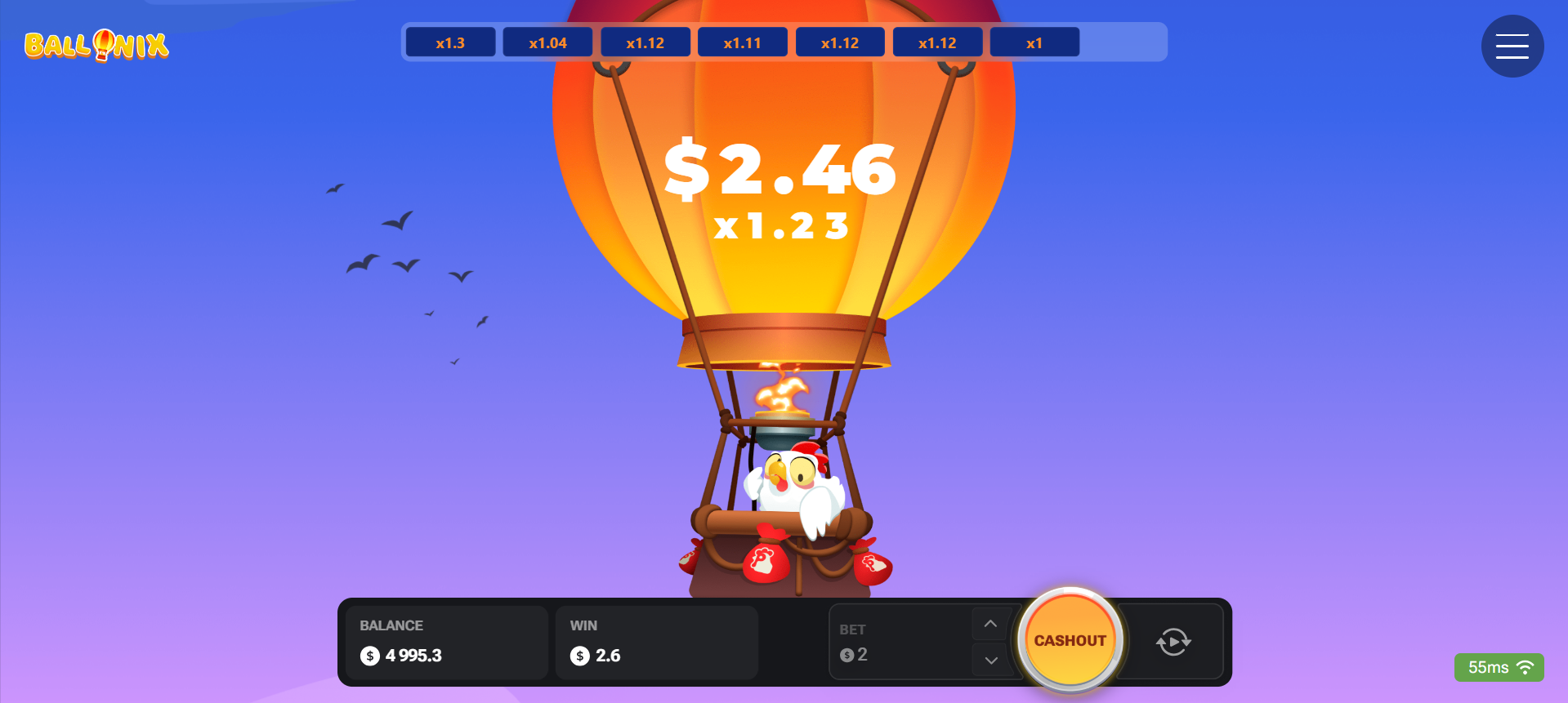 Ballonix Crash Game in India